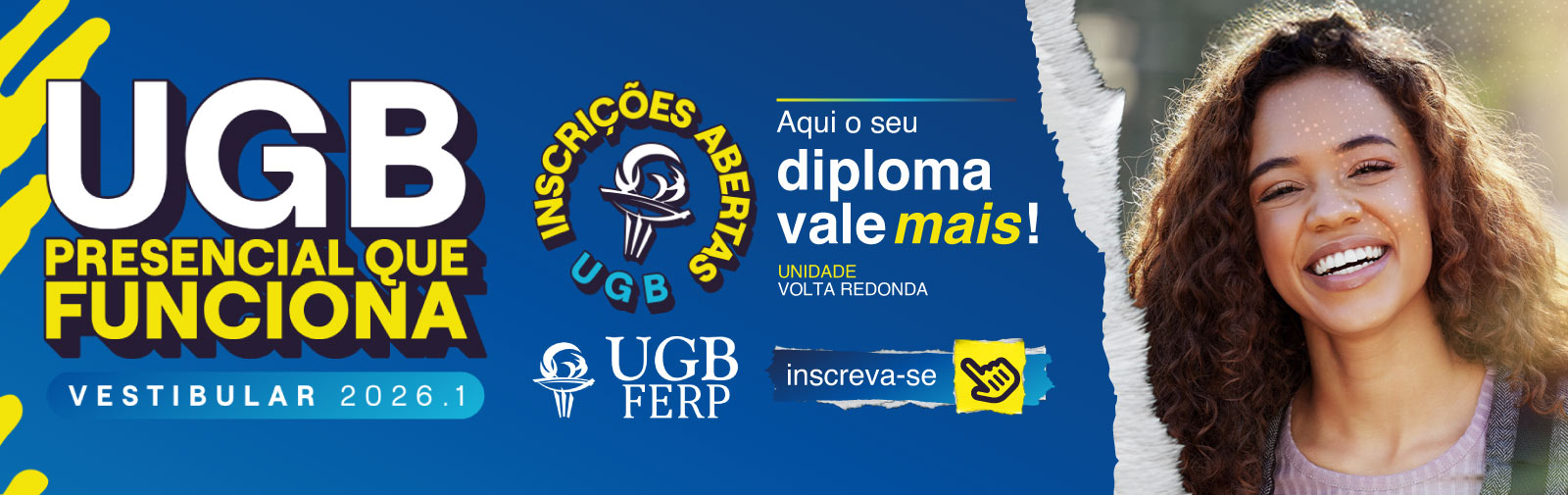 Inscrições abertas 2026.2