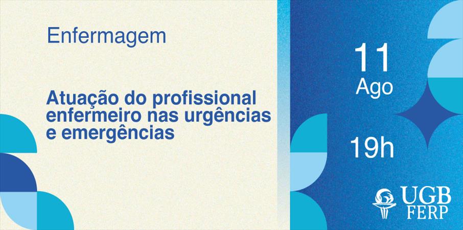  Atuação do profissional enfermeiro nas urgências e emergências 